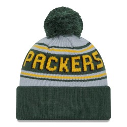 Green Bay Packers  New Era Green  Main Cuffed Knit Hat with Pom