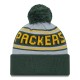 Green Bay Packers  New Era Green  Main Cuffed Knit Hat with Pom