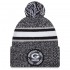 Green Bay Packers New Era Heather Black 2023 Inspire Change Cuffed Knit Hat With Pom