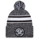 Green Bay Packers New Era Heather Black 2023 Inspire Change Cuffed Knit Hat With Pom