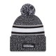 Green Bay Packers New Era Heather Black 2023 Inspire Change Cuffed Knit Hat With Pom
