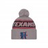 Houston Texans  New Era Gray 2024 Sideline Sport Cuffed Knit Hat with Pom
