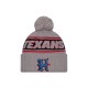Houston Texans  New Era Gray 2024 Sideline Sport Cuffed Knit Hat with Pom