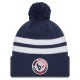Houston Texans  New Era Navy 2023 AFC South Division Champions Cuffed Knit Hat with Pom