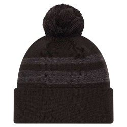 Houston Texans New Era Black Dispatch Cuffed Knit Hat with Pom