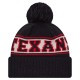 Houston Texans New Era Navy Retro Cuffed Knit Hat with Pom