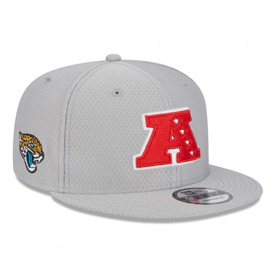 Jacksonville Jaguars New Era Gray 2024 Pro Bowl Adjustable Snapback Hat