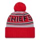 Kansas City Chiefs  New Era Red  Main Cuffed Knit Hat with Pom