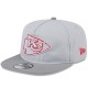 Kansas City Chiefs New Era Gray 2024 NFL Adjustable Snapback Hat