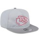 Kansas City Chiefs New Era Gray 2024 NFL Adjustable Snapback Hat
