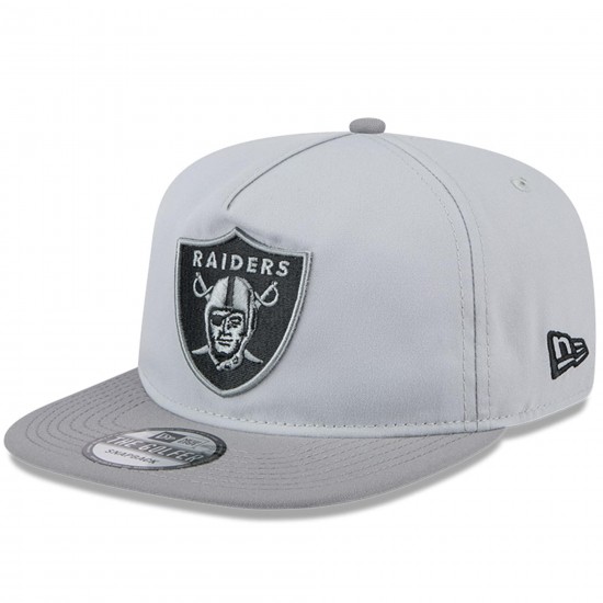 Las Vegas Raiders New Era Gray 2024 NFL Adjustable Snapback Hat