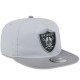 Las Vegas Raiders New Era Gray 2024 NFL Adjustable Snapback Hat