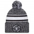 Las Vegas Raiders New Era Heather Black 2023 Inspire Change Cuffed Knit Hat With Pom