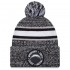Los Angeles Chargers New Era Heather Black 2023 Inspire Change Cuffed Knit Hat With Pom