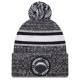 Los Angeles Chargers New Era Heather Black 2023 Inspire Change Cuffed Knit Hat With Pom