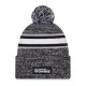 Los Angeles Chargers New Era Heather Black 2023 Inspire Change Cuffed Knit Hat With Pom