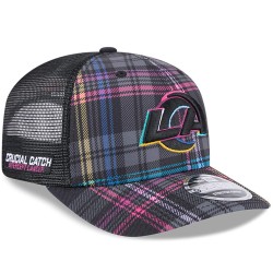 Los Angeles Rams New Era Black 2024 NFL Adjustable Snapback Hat