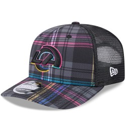 Los Angeles Rams New Era Black 2024 NFL Adjustable Snapback Hat