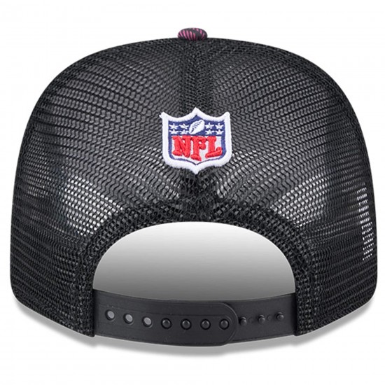 Los Angeles Rams New Era Black 2024 NFL Adjustable Snapback Hat