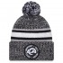 Los Angeles Rams New Era Heather Black 2023 Inspire Change Cuffed Knit Hat With Pom