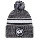 Los Angeles Rams New Era Heather Black 2023 Inspire Change Cuffed Knit Hat With Pom