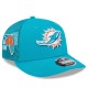 Miami Dolphins  New Era Aqua 2024 NFL Adjustable Snapback Hat Hat