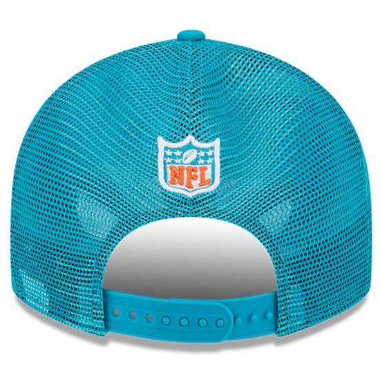 Miami Dolphins  New Era Aqua 2024 NFL Adjustable Snapback Hat Hat