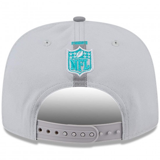 Miami Dolphins New Era Gray 2024 NFL Adjustable Snapback Hat