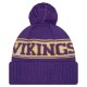 Minnesota Vikings New Era Purple Retro Cuffed Knit Hat with Pom