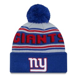 New York Giants  New Era Royal  Main Cuffed Knit Hat with Pom