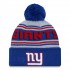 New York Giants  New Era Royal  Main Cuffed Knit Hat with Pom