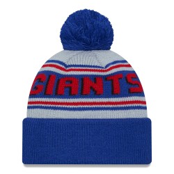 New York Giants  New Era Royal  Main Cuffed Knit Hat with Pom