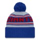 New York Giants  New Era Royal  Main Cuffed Knit Hat with Pom