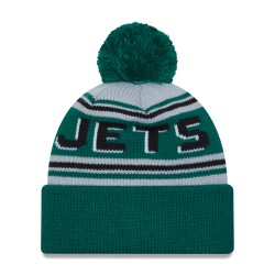 New York Jets  New Era Green  Main Cuffed Knit Hat with Pom