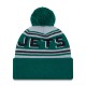 New York Jets  New Era Green  Main Cuffed Knit Hat with Pom