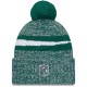 New York Jets  New Era Green 2023 Sideline Cuffed Knit Hat With Pom