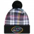 New York Jets New Era Black 2024 NFL Crucial Catch Cuffed Knit Hat with Pom