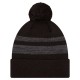 New York Jets New Era Black Dispatch Cuffed Knit Hat with Pom