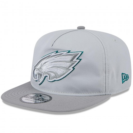 Philadelphia Eagles New Era Gray 2024 NFL Adjustable Snapback Hat