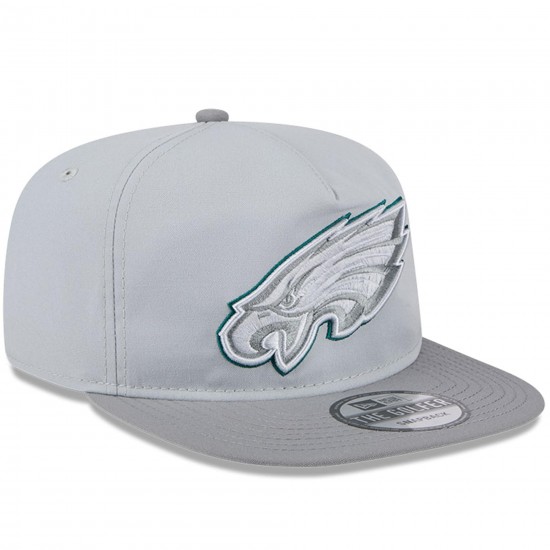 Philadelphia Eagles New Era Gray 2024 NFL Adjustable Snapback Hat