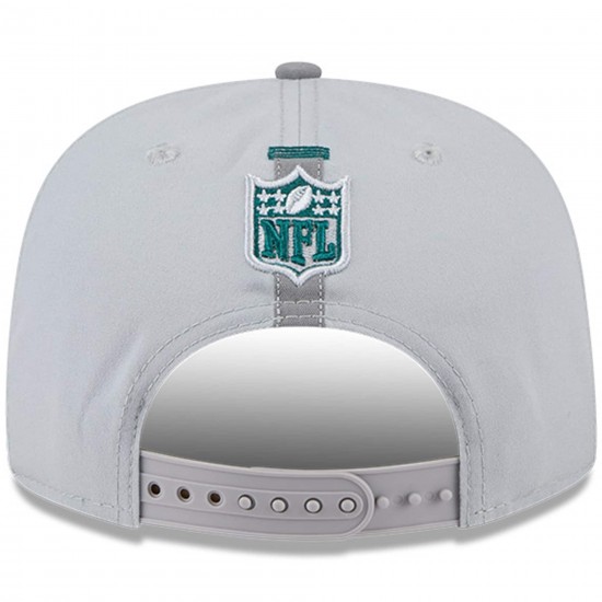Philadelphia Eagles New Era Gray 2024 NFL Adjustable Snapback Hat