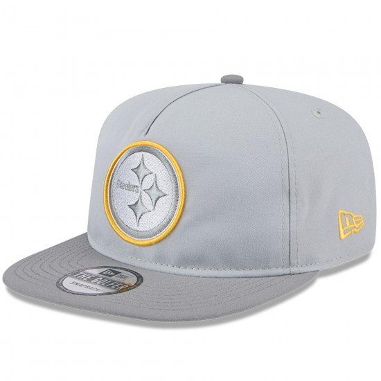 Pittsburgh Steelers New Era Gray 2024 NFL Adjustable Snapback Hat