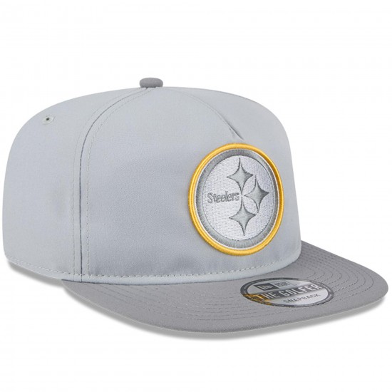 Pittsburgh Steelers New Era Gray 2024 NFL Adjustable Snapback Hat