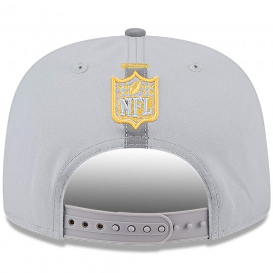 Pittsburgh Steelers New Era Gray 2024 NFL Adjustable Snapback Hat