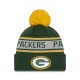 Preschool Green Bay Packers New Era Green Repeat Cuffed Knit Hat with Pom