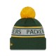 Preschool Green Bay Packers New Era Green Repeat Cuffed Knit Hat with Pom