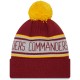 Preschool Washington Commanders New Era Burgundy Repeat Cuffed Knit Hat with Pom