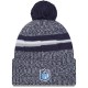 Tennessee Titans  New Era Navy 2023 Sideline Cuffed Knit Hat With Pom