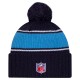 Tennessee Titans New Era Navy 2024 Sideline Cuffed Knit Hat with Pom