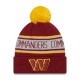 Washington Commanders New Era Burgundy  Repeat Cuffed Knit Hat with Pom